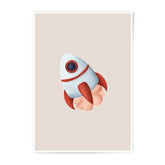 Rocket Ship Photographic Prints, Kids Room Decor, Space Theme Art, Nursery Wall Art, Playroom Art, Childrens Gift, Outer Space Prints - Tawshia